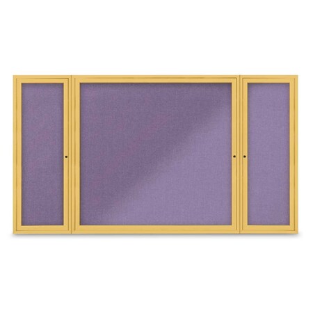 United Visual Products Indoor Enclosed Combo Board, 48"x36", Gold Frame/Black & Pearl UVCB4836G-BLACK-PEARL
